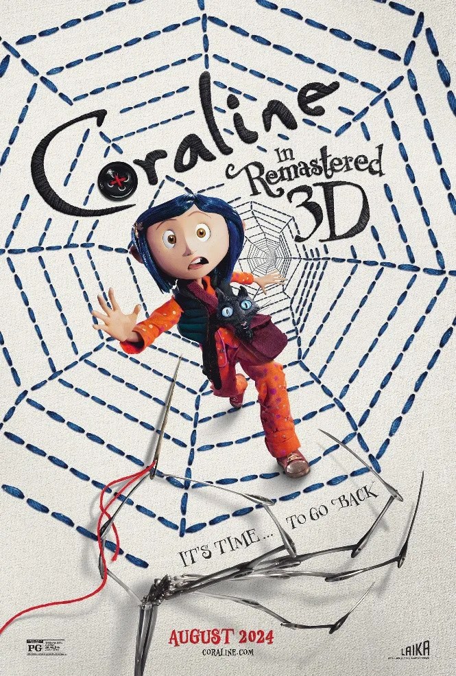 ‘Coraline’ Celebrating 15 Years with 3D Remaster with Special Preview of Laika’s Next Film ‘Wildwood’