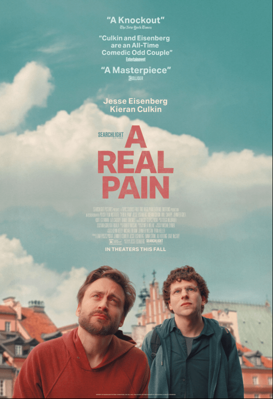 Searchlight Pictures’ ‘A REAL PAIN’ | Poster and Teaser&nbsp;Trailer