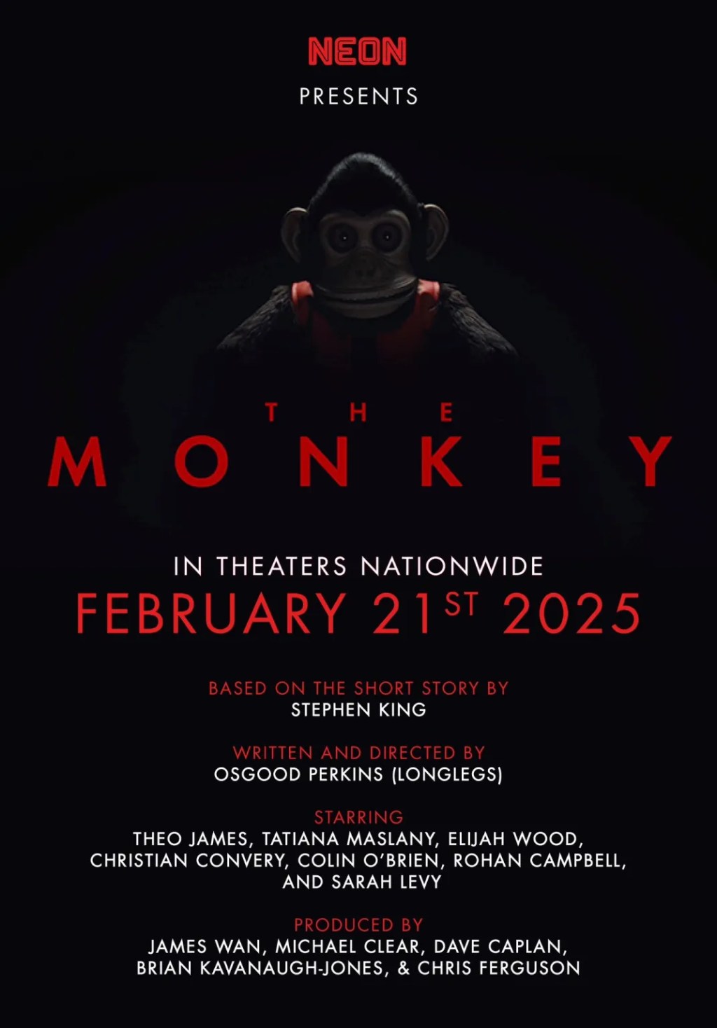 ‘The Monkey’ Set to Release February&nbsp;2025
