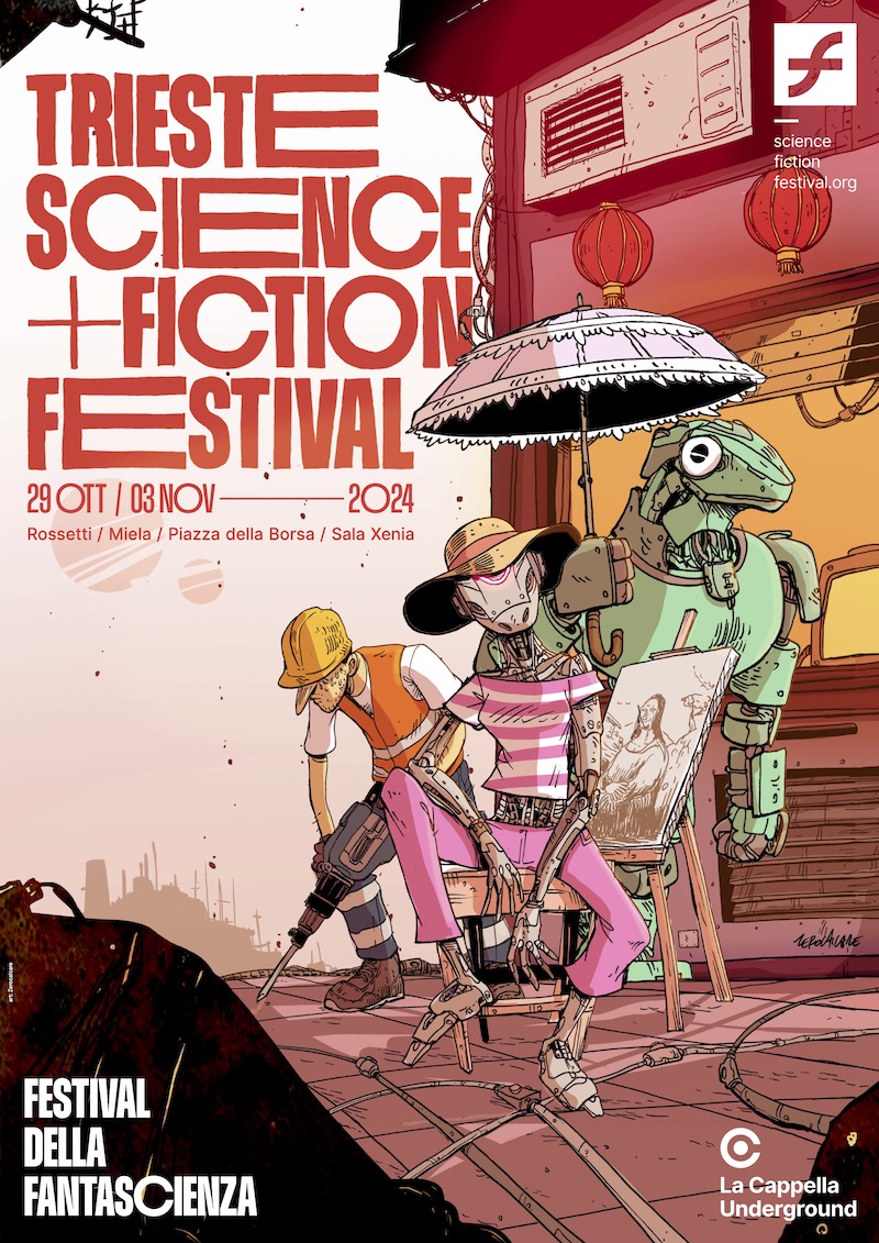 ZEROCALCARE DESIGNS THE 2024 POSTER FOR TRIESTE SCIENCE+FICTION&nbsp;FESTIVAL