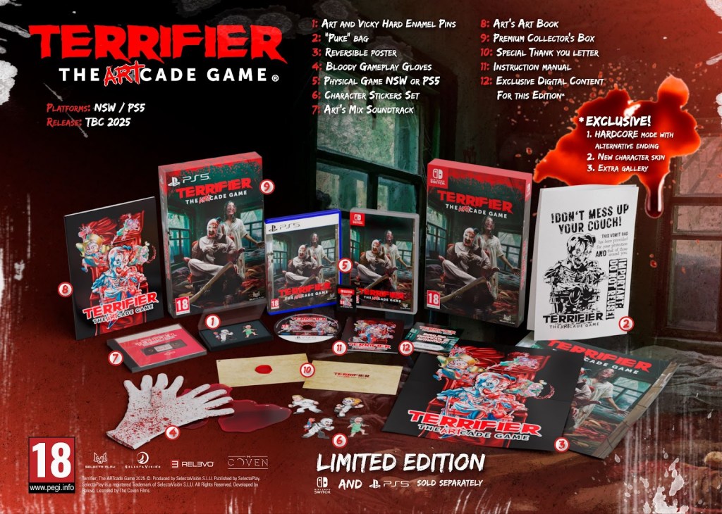 SelectaPlay Unleashes ‘Terrifier: The ARTcade Game’ Collector’s&nbsp;Edition