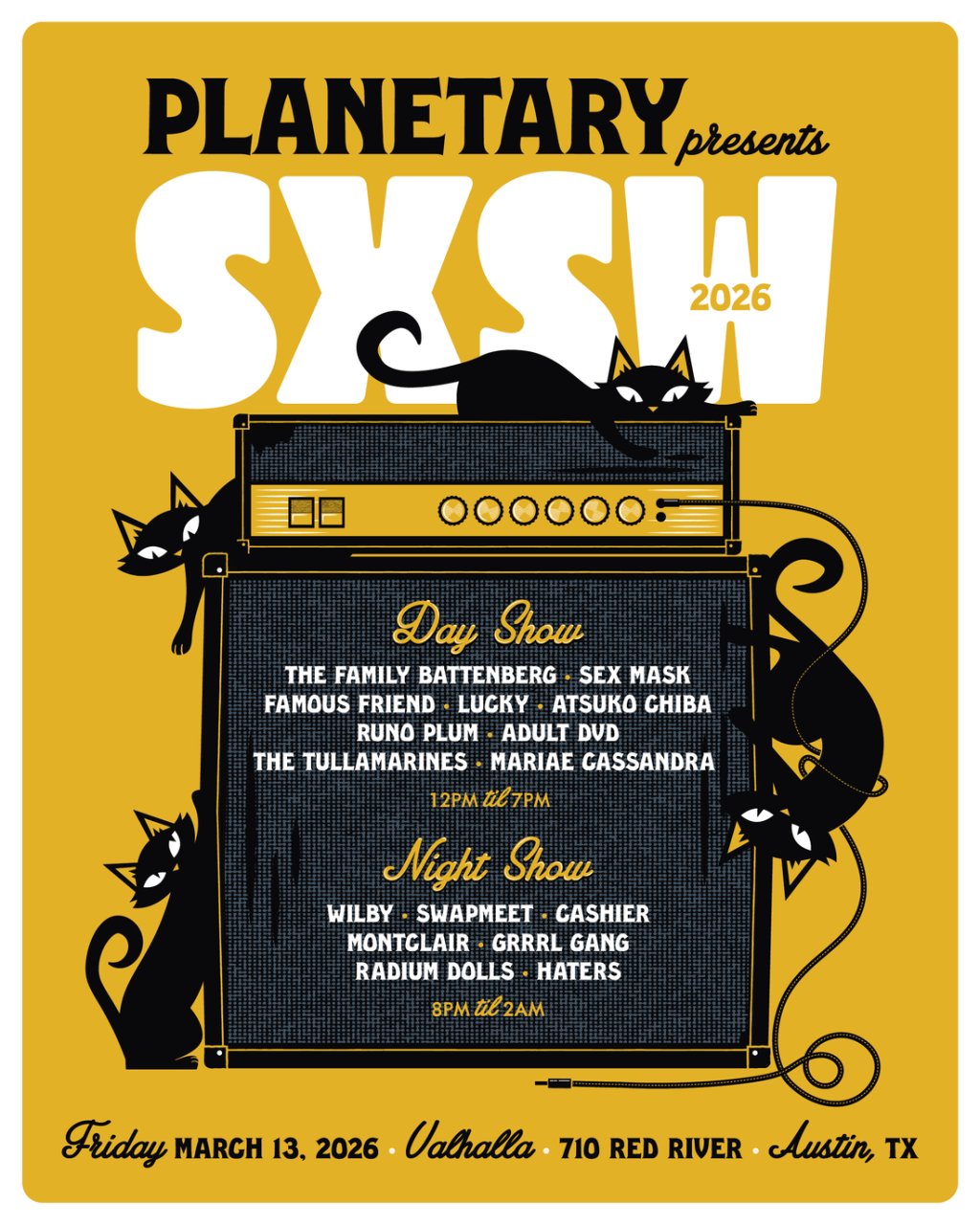 The Planetary Group Returns to SXSW with The Family Battenberg, Atsuko Chiba, Runo Plum and&nbsp;More